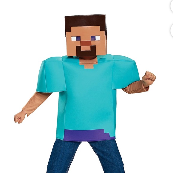 Minecraft Steve Costume - Picture 2 of 4
